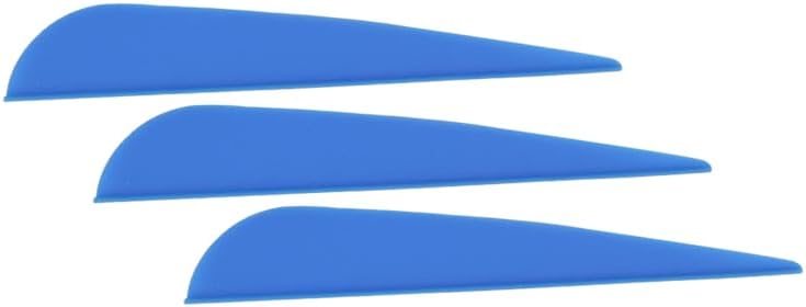 TY Archery 4 Inch Archery Fletches Plastic TPU Fletching Vanes Feathers Vane DIY for Archery Arrows Carbon Arrow Hunting Target Shooting - Pack of 50 - Image 3